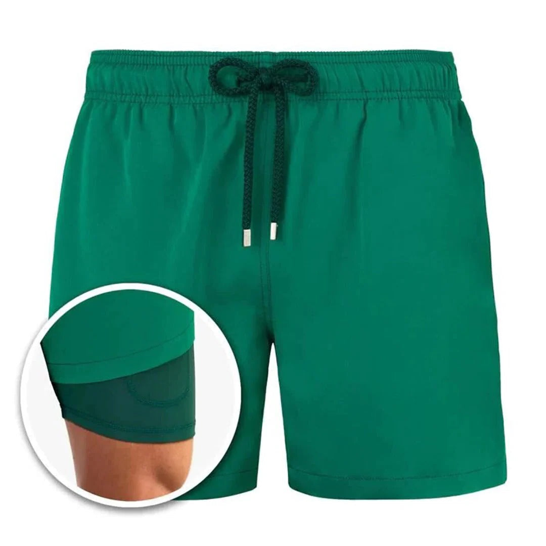 TrendAura Men's Quick-Dry Swim Shorts With Modern Fit For Swimming Beach And Poolside Use
