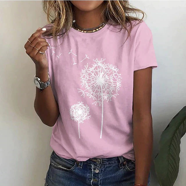 Women’s Summer Crew Neck T-Shirt