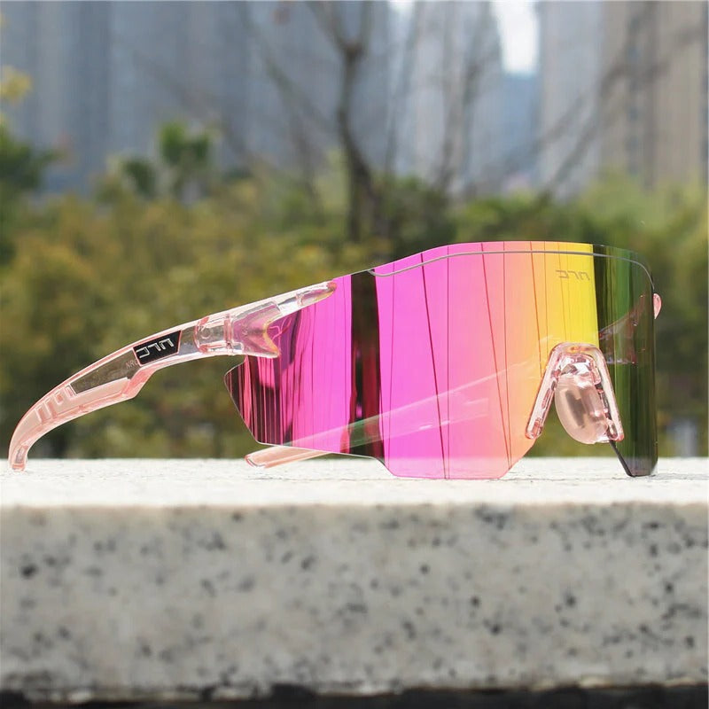 TrendAura Polarized Sports Sunglasses Lightweight Frame For Cycling Running And Outdoor Activities UV Protection
