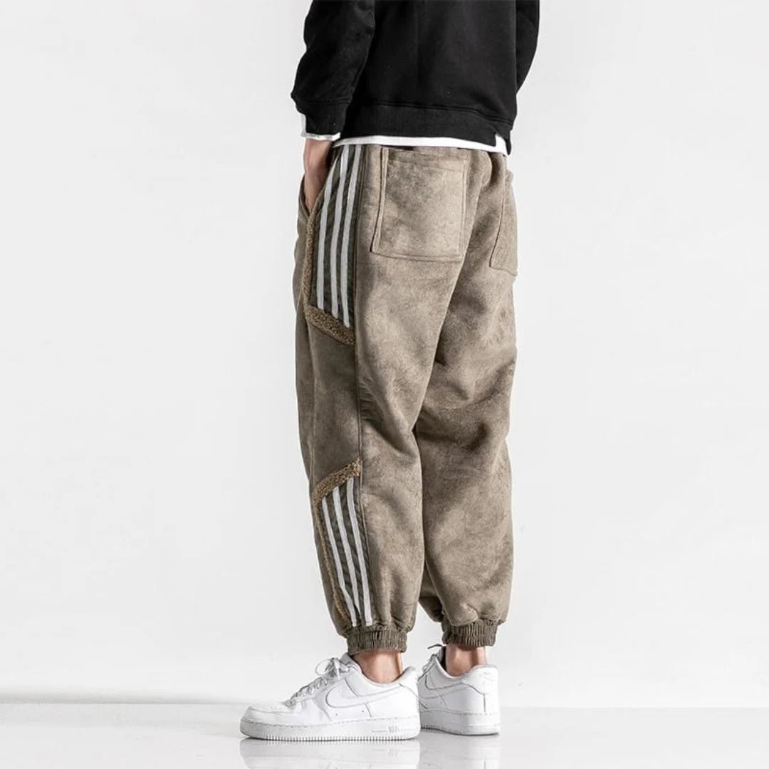 Men's Casual Jogger Pants With Side Stripes, Relaxed Fit For Training, Lounging, And Everyday Wear