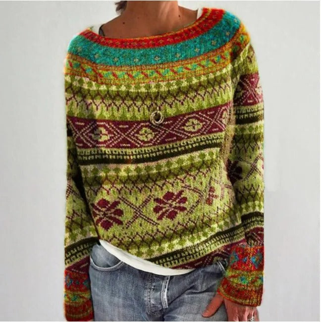 Vintage Winter Sweater for Women