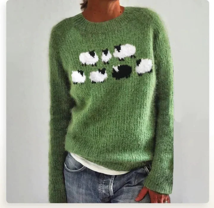 Vintage Winter Sweater for Women