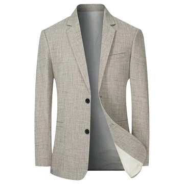 TrendAura Mens Vintage Style Slim Fit Blazer Single Breasted Tailored For Formal And Smart Casual Wear