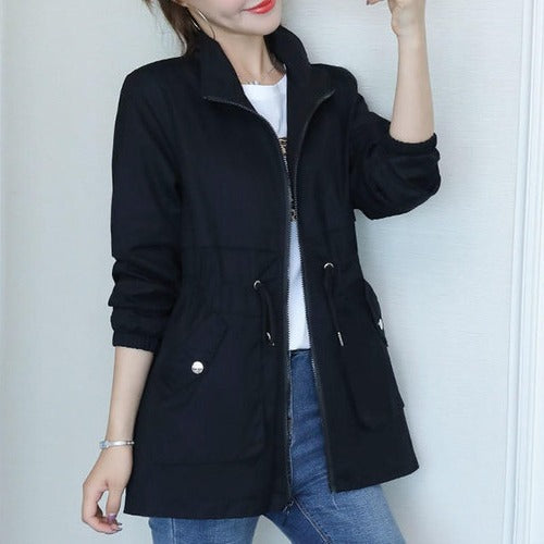 TrendAura Lightweight Everyday Zip Jacket - Versatile Weather Ready Outer Layer For All Day Comfort