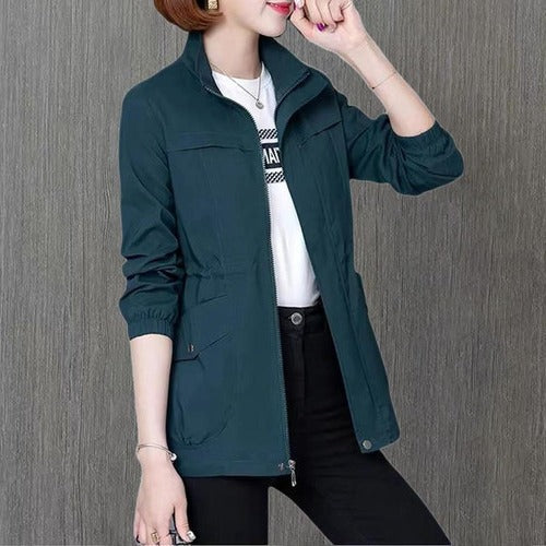 TrendAura Lightweight Everyday Zip Jacket - Versatile Weather Ready Outer Layer For All Day Comfort