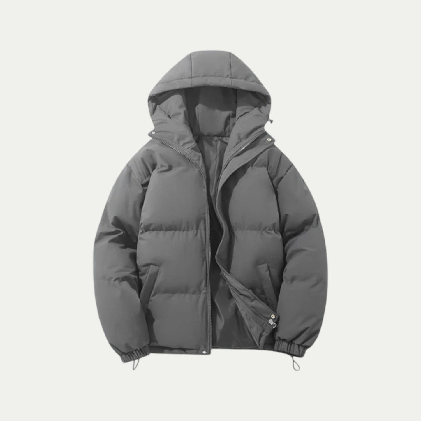 Waterproof Down Hooded Puffer Winter Jacket