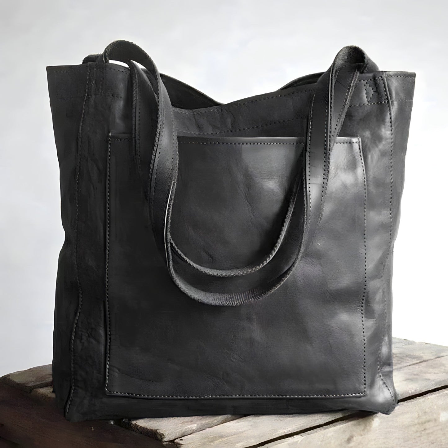 TrendAura Isabella Tote - Vegan Leather Oversized Shoulder Carryall For Everyday Use