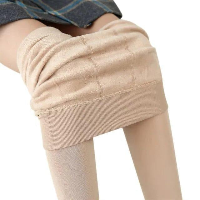Stretchy Fleece Lined Leggings for Cold Weather