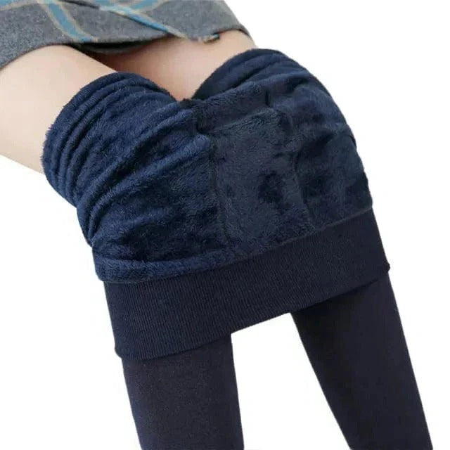 Stretchy Fleece Lined Leggings for Cold Weather