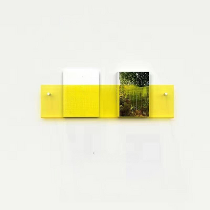 Wall shelf Transparent acrylic magazine holder
