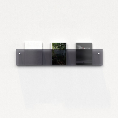 Wall shelf Transparent acrylic magazine holder
