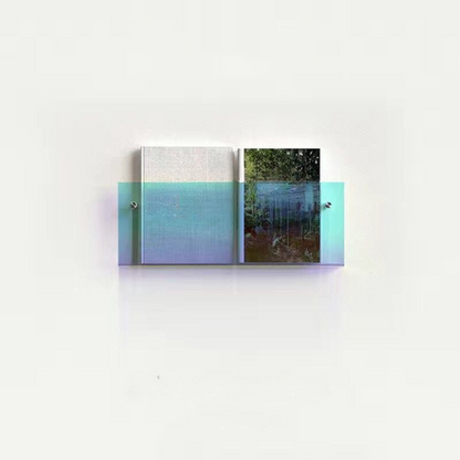 Wall shelf Transparent acrylic magazine holder