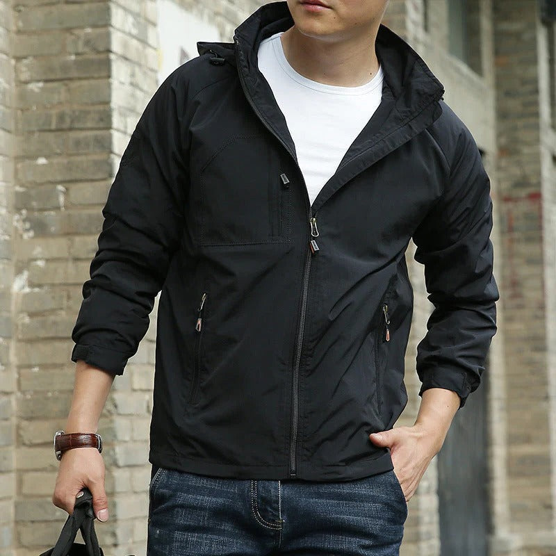 TrendAura Mens Lightweight Transitional Jacket For All Seasons Neutral Olive Green