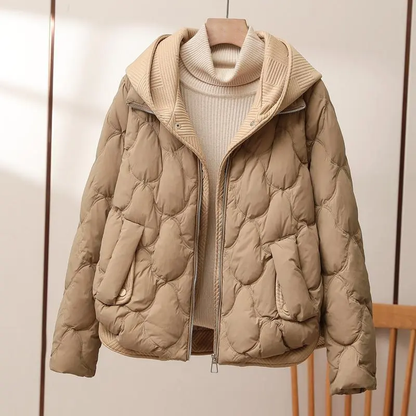 Eloura-Moda | Fashionable and Warm Women's Down Jacket, Perfect for Fall