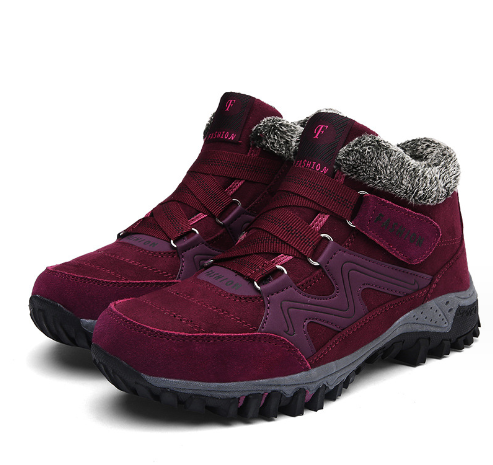 Fordine Orthopedic Winter Boots Waterproof Non Slip Padded Lining For All Weather Comfort For Outdoor Enthusiasts