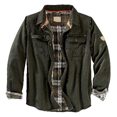 Men's Fleece Lined Flannel Bomber Jacket For Outdoor Enthusiasts, Rugged Warm All Day Comfort