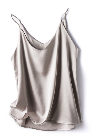 Adelheid | Sleeveless Silk Top for Women with Spaghetti Straps