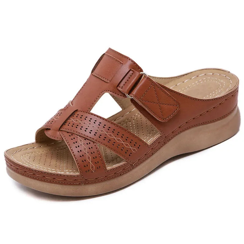 Women's Casual Sandals with Adjustable Straps and Cushioned Insole