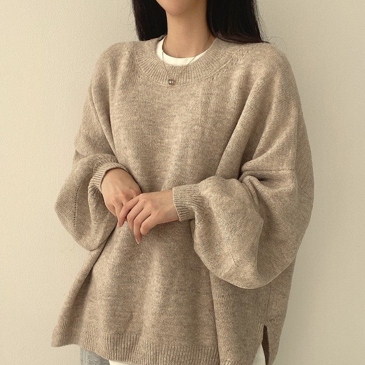 Lopa Oversized Sweater For Home Comfort And Cozy Lounge Wear With Soft Knit Modern Style For Women