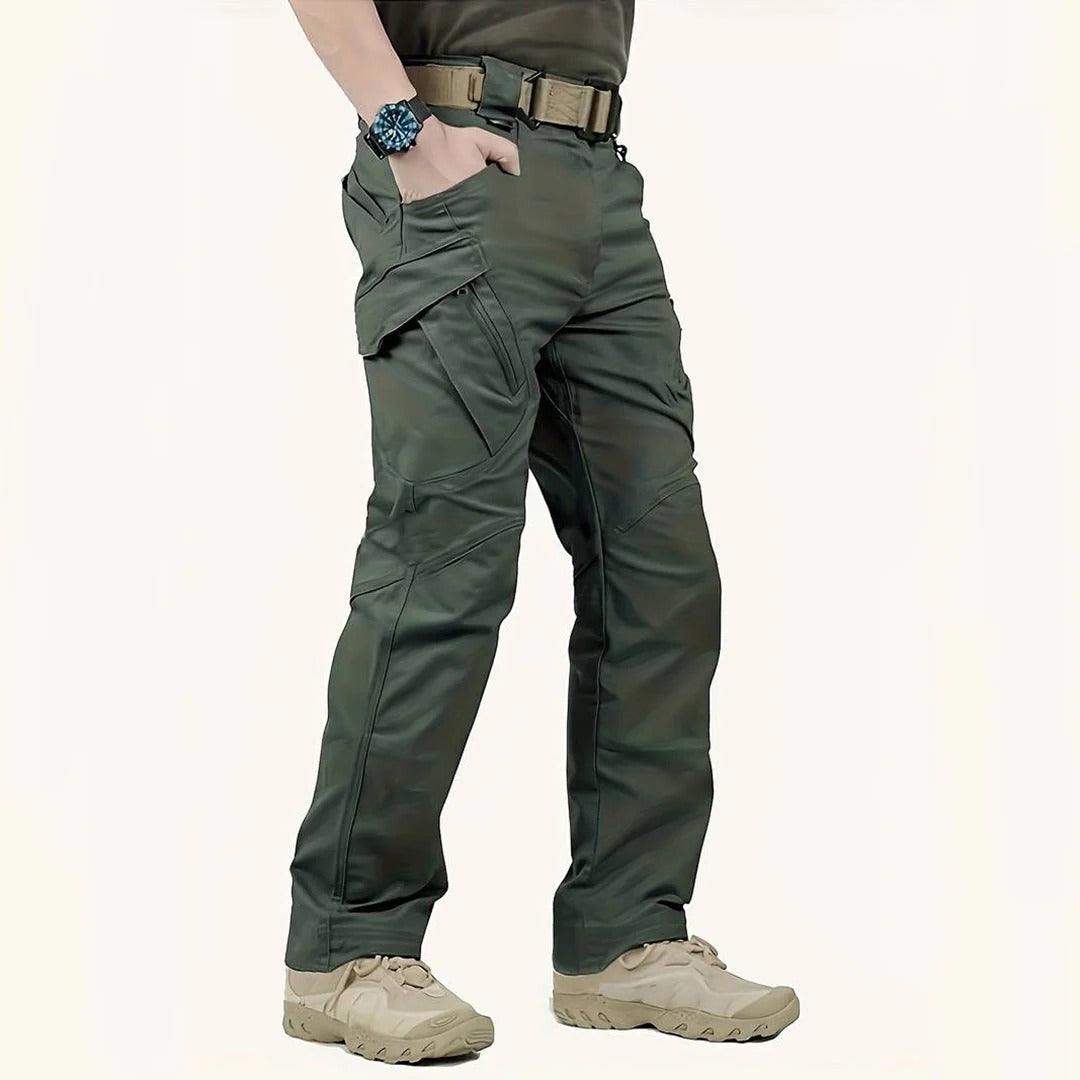 Mens Tactical Cargo Pants Durable Water Resistant Reinforced Cargo Pockets For Outdoor Work All Day Comfort TrendAura