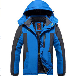 Waterproof and windproof parka with fleece lining and hood - Outdoor jacket