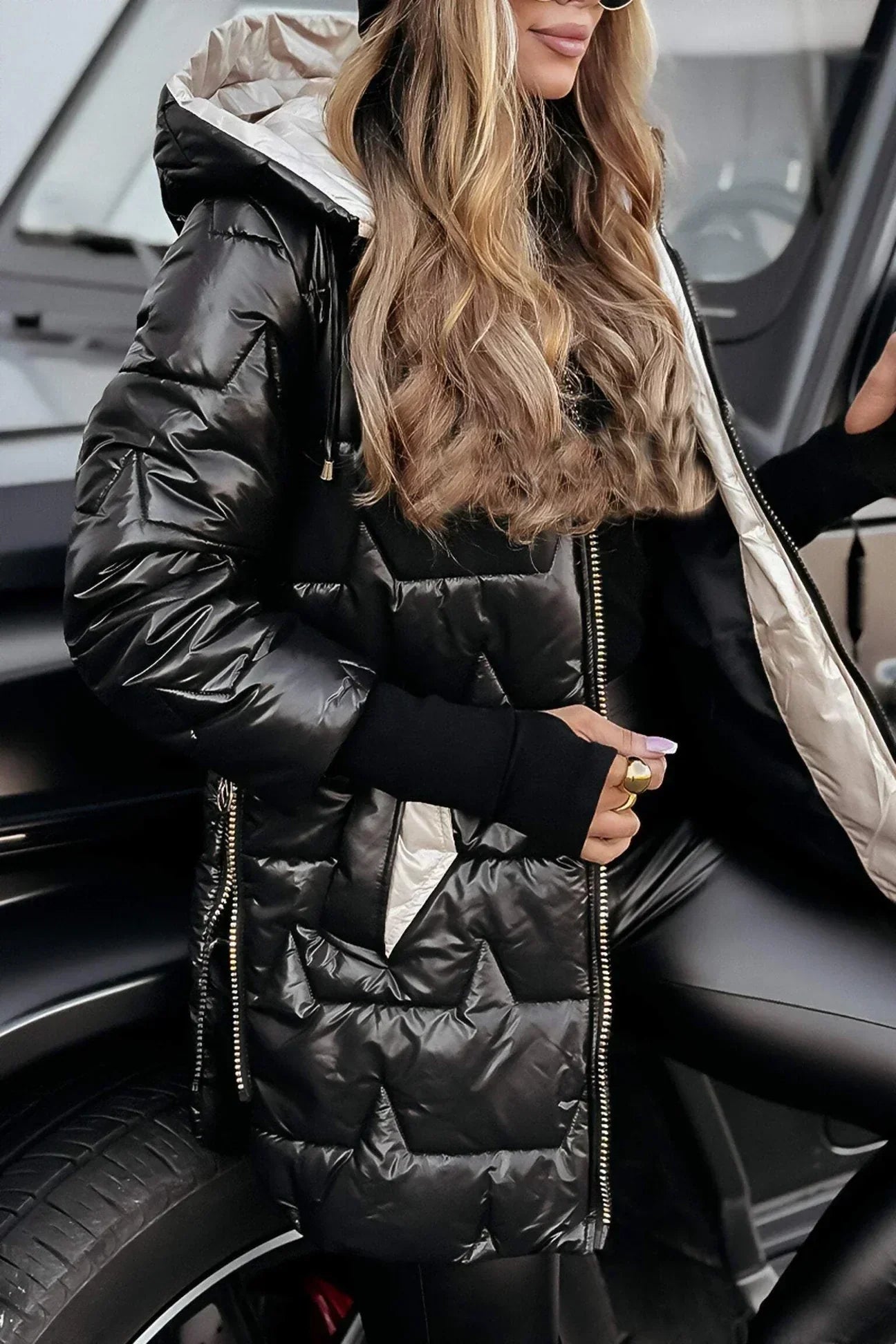 Holly – Elegant Quilted Puffer Coat