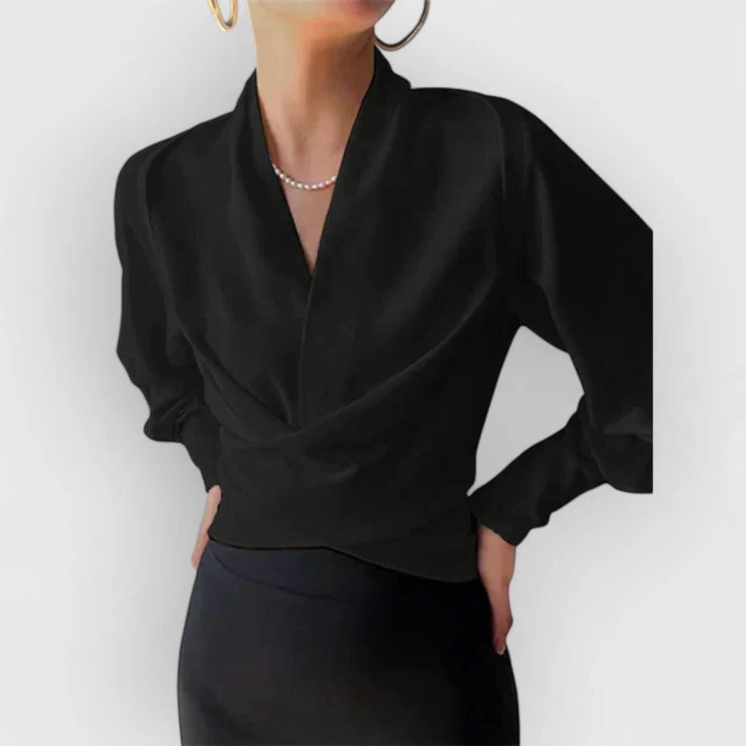 Women’s Blouse with Puff Sleeves