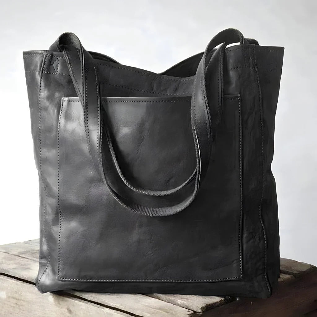 TrendAura Women's Structured Tote Bag - Dual Carry Options And Spacious Everyday Design