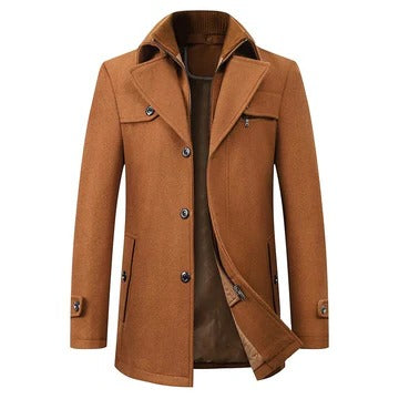 TrendAura Mens Waterproof Winter Coat For All Seasons With Structured Silhouette And Functional Warmth