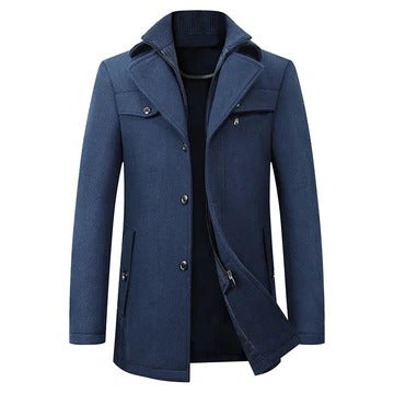 TrendAura Mens Waterproof Winter Coat For All Seasons With Structured Silhouette And Functional Warmth