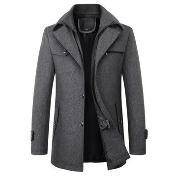 TrendAura Mens Waterproof Winter Coat For All Seasons With Structured Silhouette And Functional Warmth