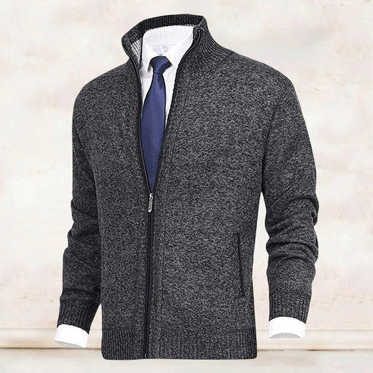 TrendAura Mens Zip Up Vest With Full Length Zip Closure Straight Fit Durable Everyday Outerwear