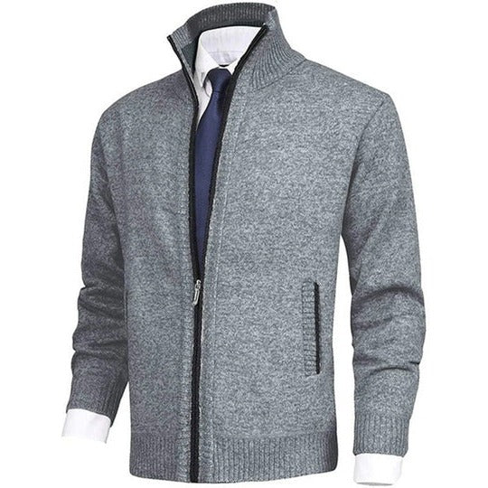 TrendAura Mens Zip Up Vest With Full Length Zip Closure Straight Fit Durable Everyday Outerwear