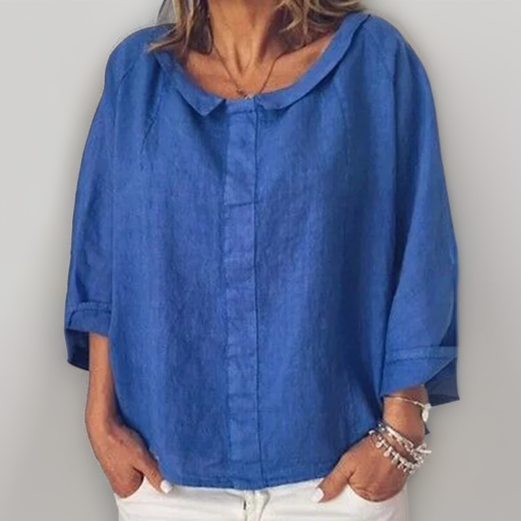 Kadia Casual Long Sleeve Blouse For Women All Day Comfort Elegant Everyday Office Wear