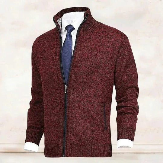 TrendAura Mens Zip Up Vest With Full Length Zip Closure Straight Fit Durable Everyday Outerwear