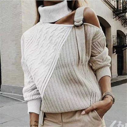 TrendAura | Short turtleneck sweater