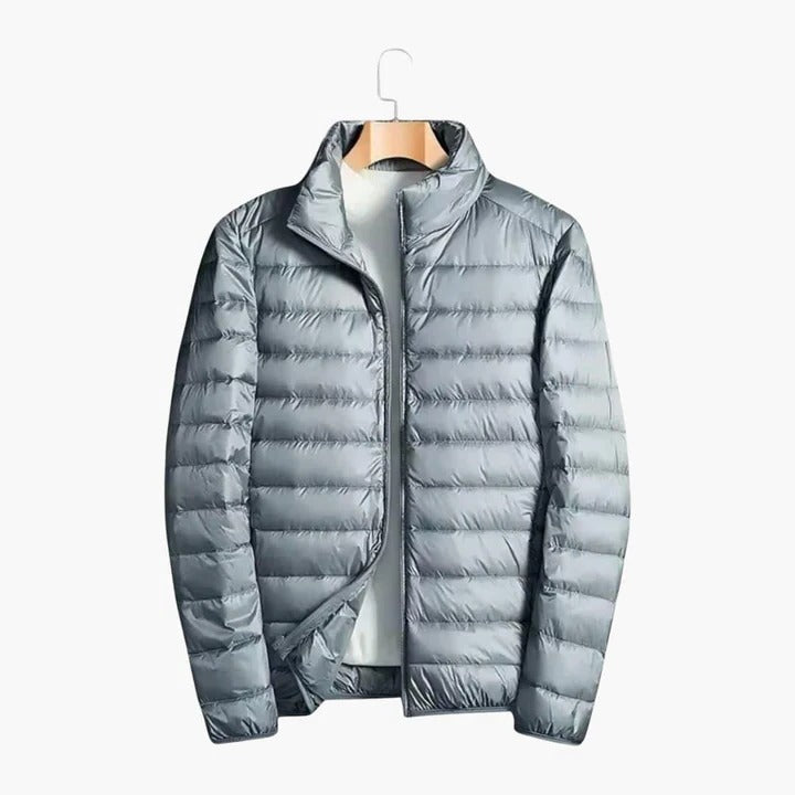 Men's Ultra Lightweight Warm Water-Repellent Puffer Jacket By TrendAura Outdoor Travel And Everyday Wear