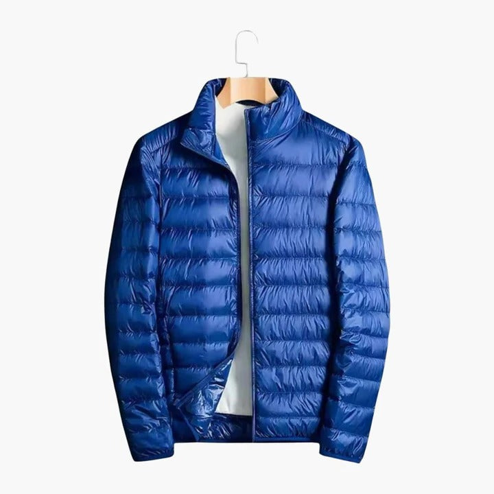 Men's Ultra Lightweight Warm Water-Repellent Puffer Jacket By TrendAura Outdoor Travel And Everyday Wear