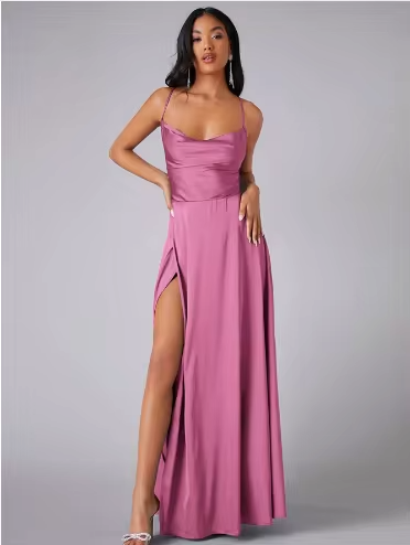 Jasmijn Satin Dress For Women Luxurious Shine Seductive Design Timeless Elegance