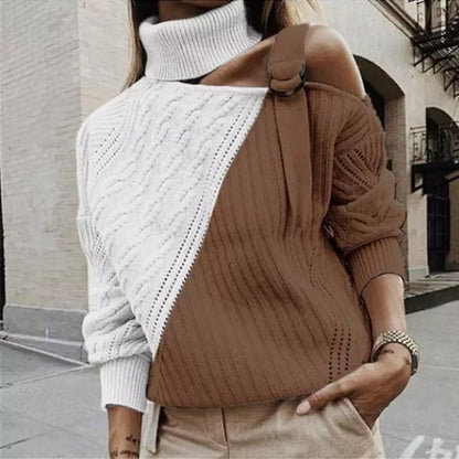 TrendAura | Short turtleneck sweater