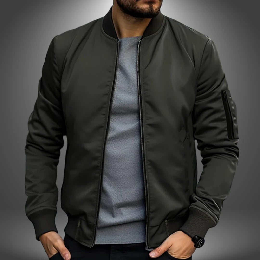 Versatile Navy Bomber Jacket For Men By TrendAura Ideal For Work And Weekend Wear Everyday