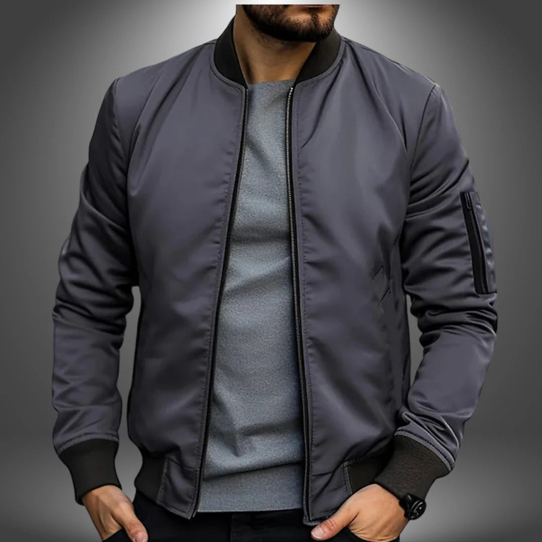 Versatile Navy Bomber Jacket For Men By TrendAura Ideal For Work And Weekend Wear Everyday
