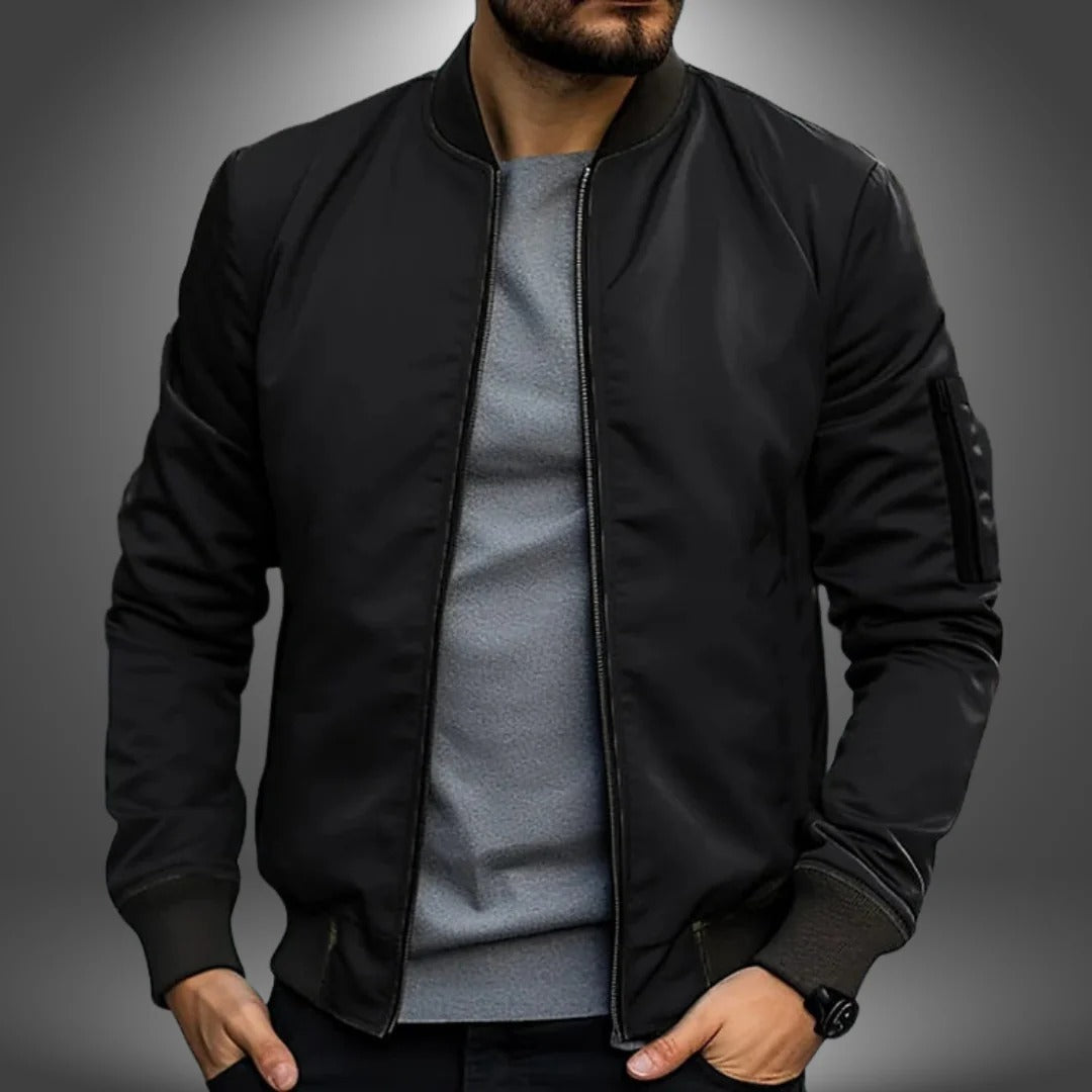 Versatile Navy Bomber Jacket For Men By TrendAura Ideal For Work And Weekend Wear Everyday