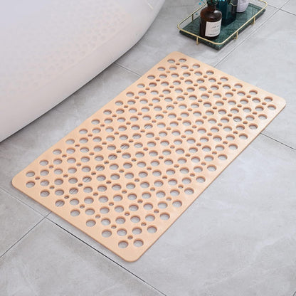 Non-Slip Rubber Shower Mat with Drainage