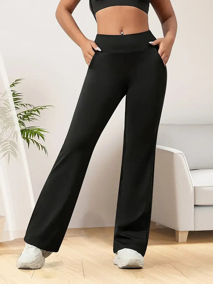 Women's Black Trousers Modern Straight Cut For Office And City Wear Versatile Winter Ready