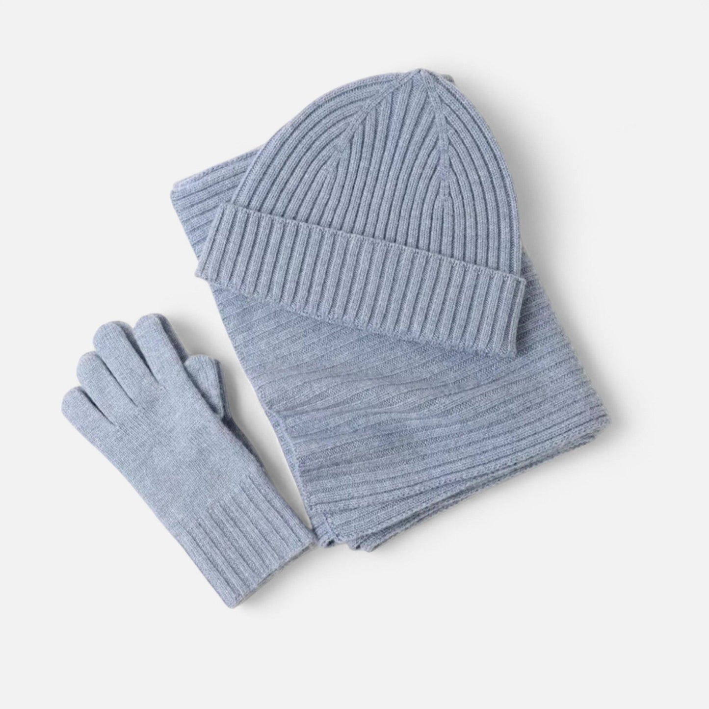 Ancienne Monde | Women's Cold Set Scarf, Hat, Gloves