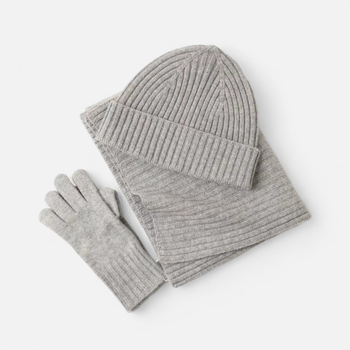 Ancienne Monde | Women's Cold Set Scarf, Hat, Gloves