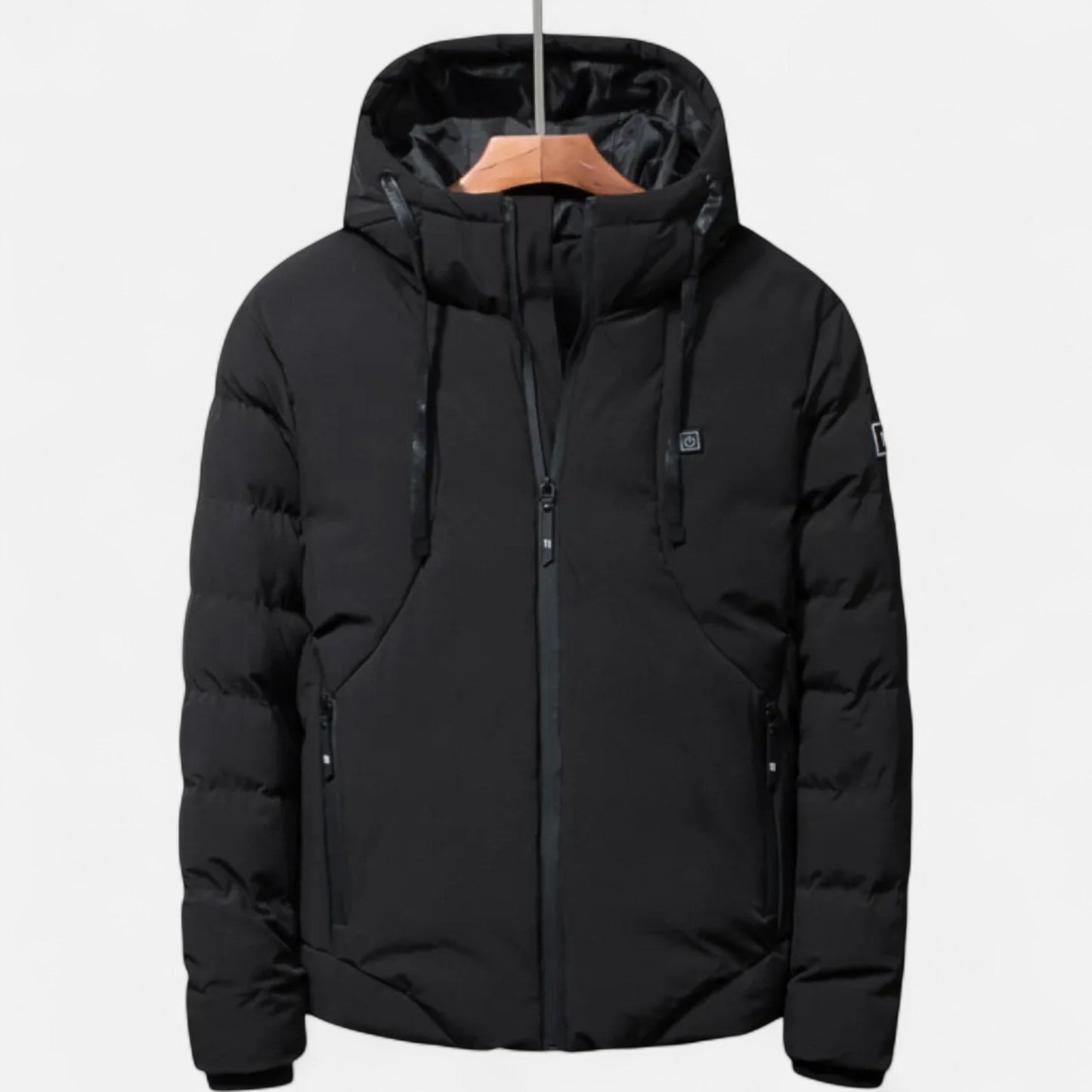 Andrew Men's Outdoor HeavyDuty Winter Jacket With Hood Insulated Puffer Coat For Cold Weather And Snow
