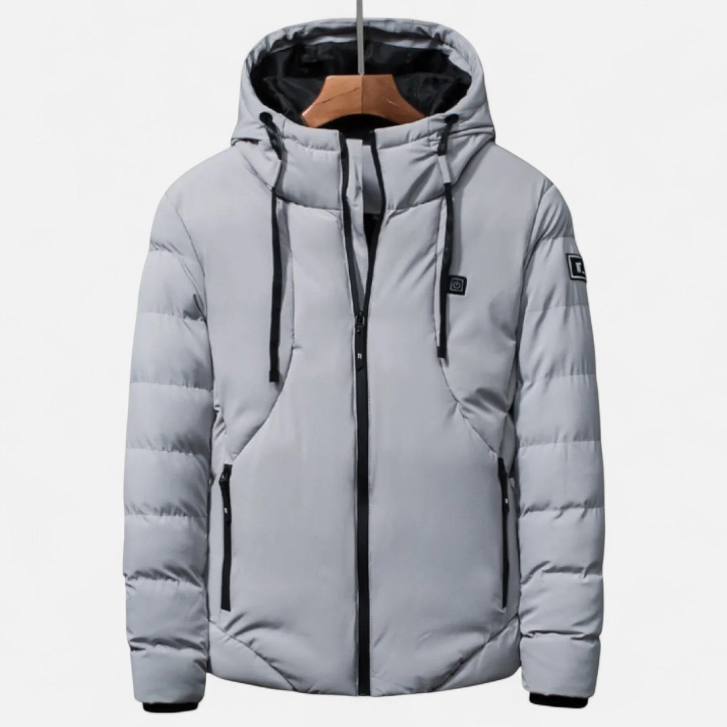 Andrew Men's Outdoor HeavyDuty Winter Jacket With Hood Insulated Puffer Coat For Cold Weather And Snow