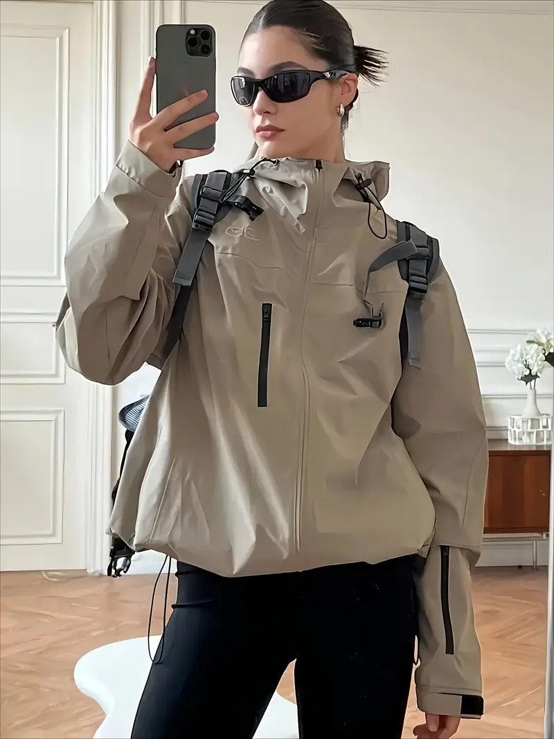 Women’s Winter Hooded Windbreaker For Everyday Style – TrendAura